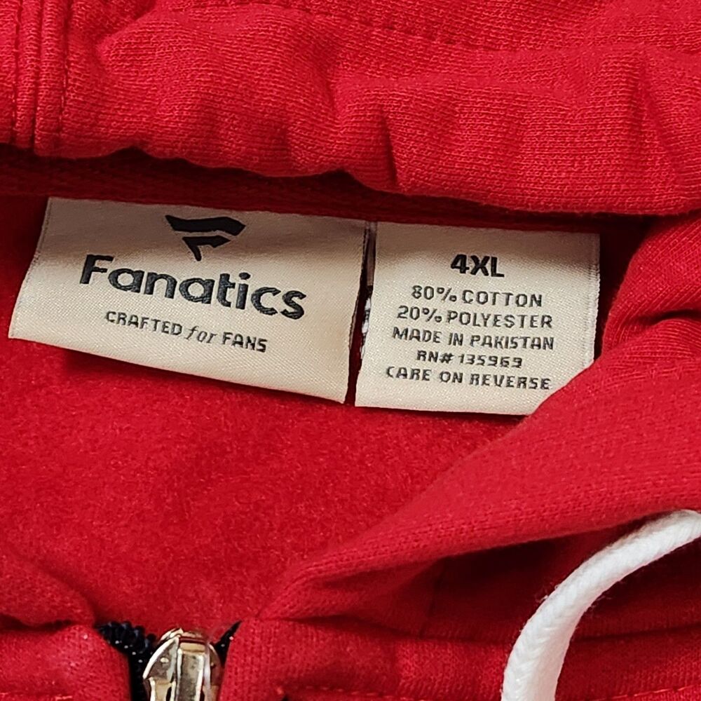 Florida Panthers NHL Full‑Zip Hoodie Men’s 4XL Fanatics NWT - Picture 8 of 11